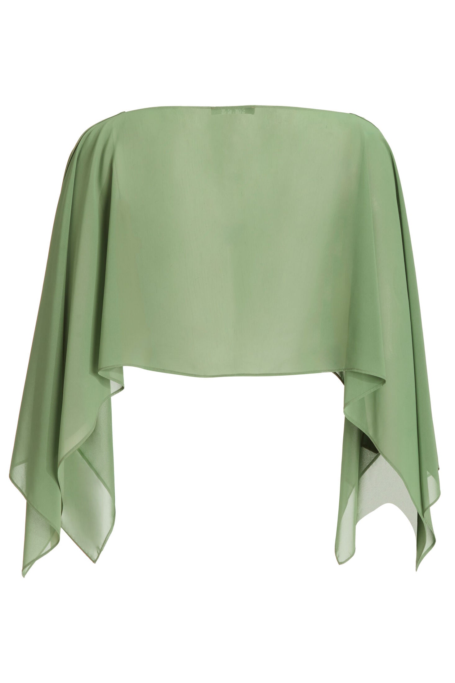 Schlupf-Stola aus Chiffon mit Ärmelschlitzen