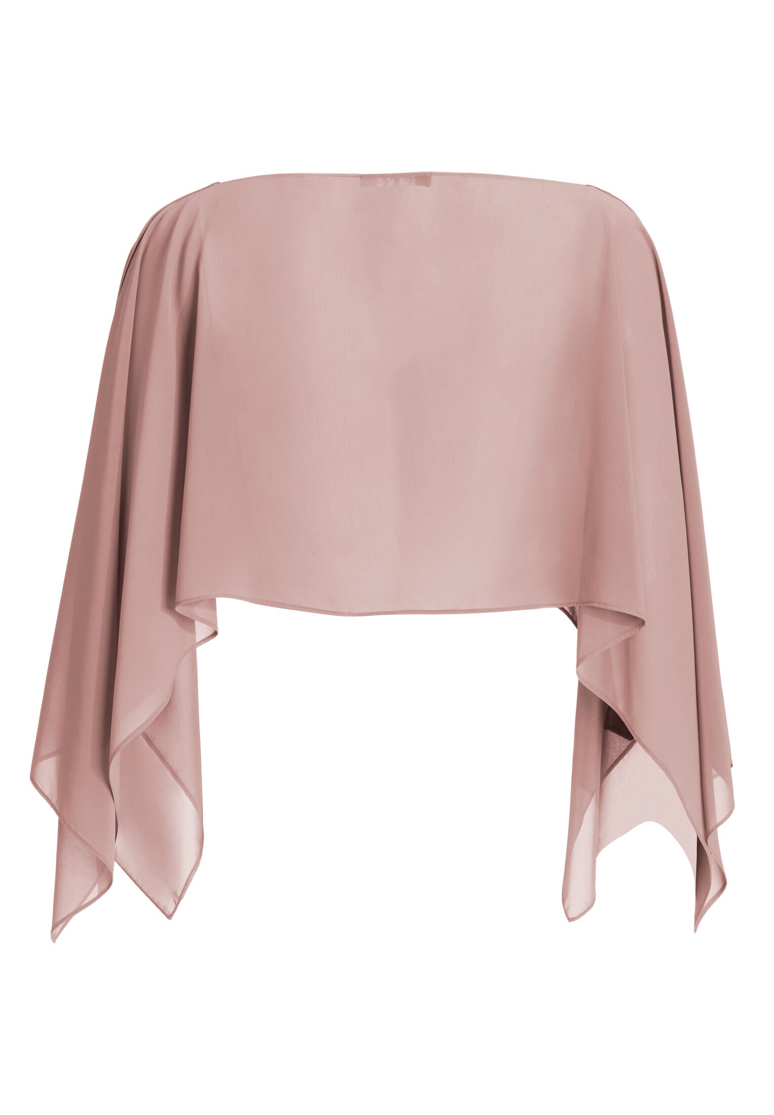 Schlupf-Stola aus Chiffon mit Ärmelschlitzen