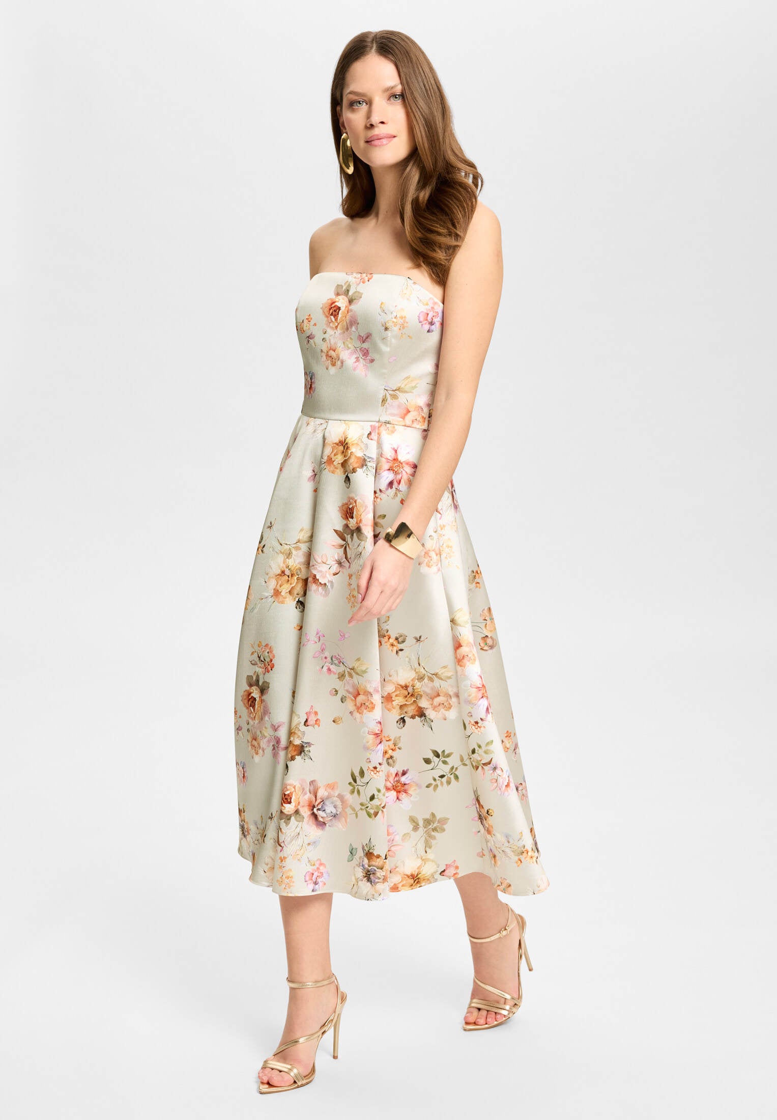 Cocktailkleid mit abnehmbarer Bluse