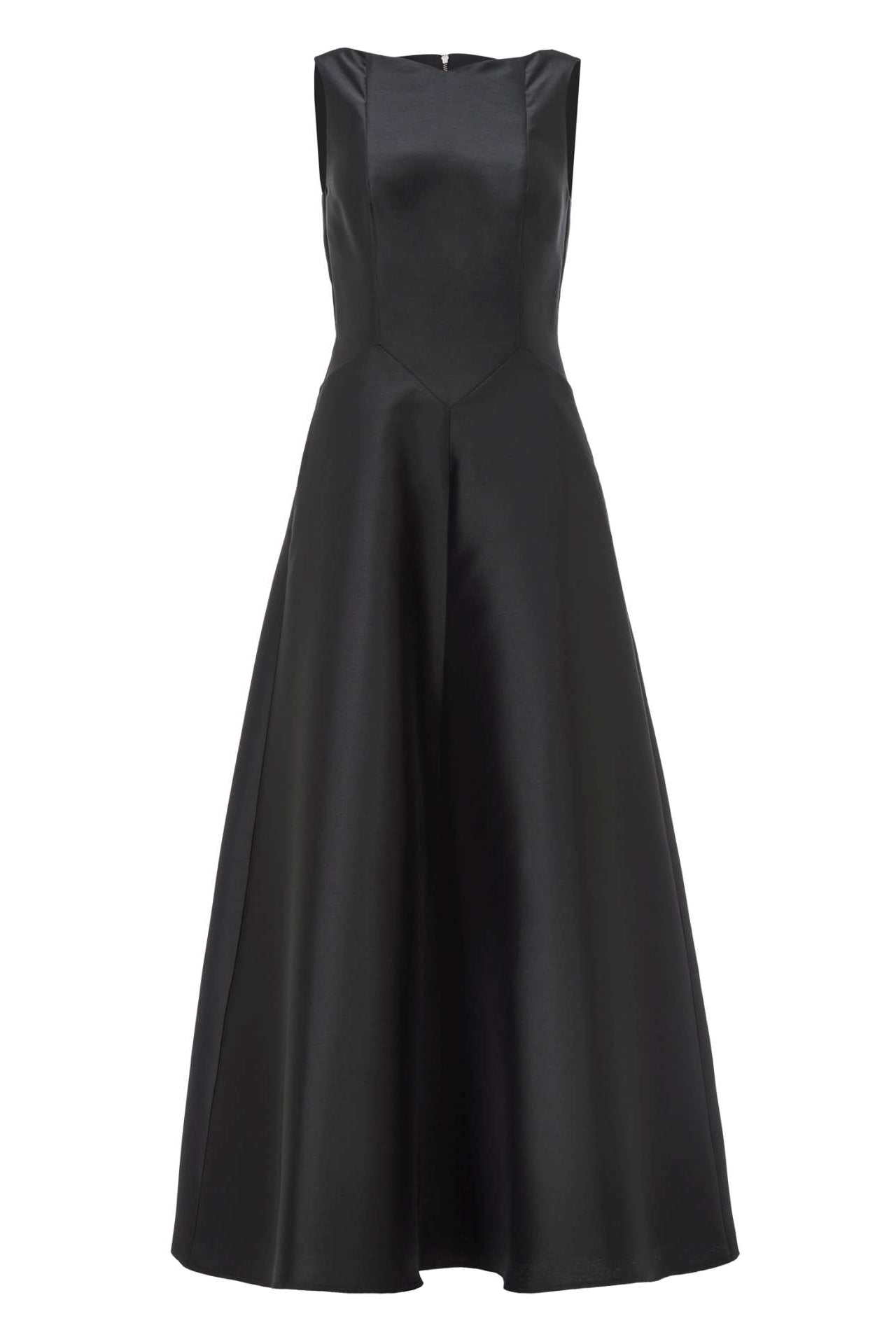 Robenartiges Abendkleid mit Eingrifftaschen