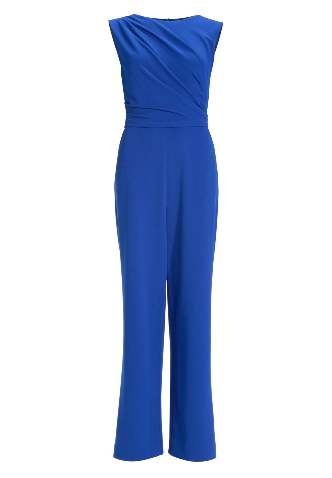 Jumpsuit aus Crepe Jersey mit Drapierung