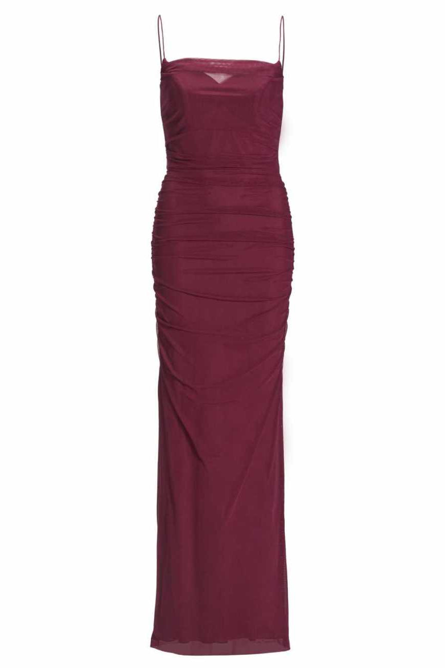 Bodycon-Kleid mit feinen Raffungen