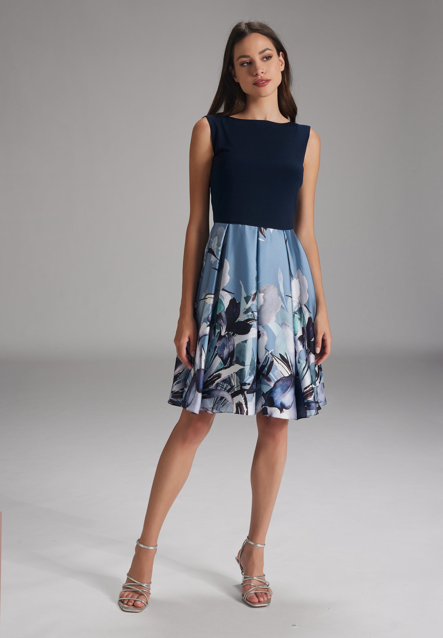 Cocktailkleid rainy blue | multi