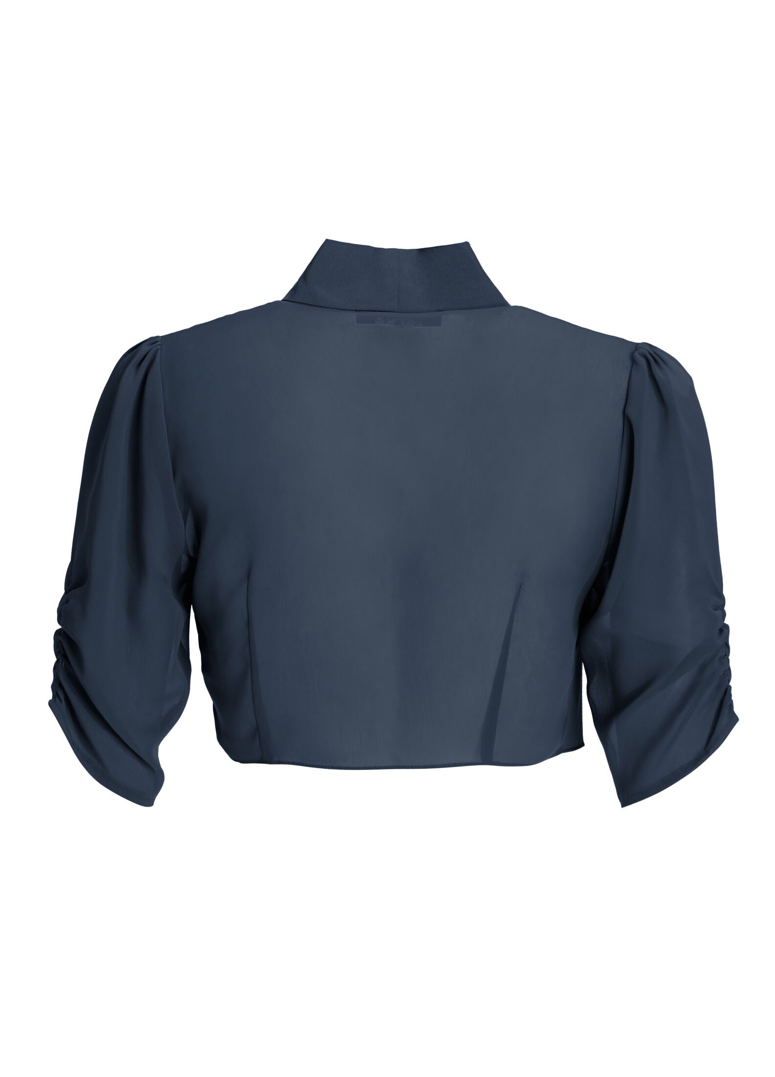 Chiffon Bolero mit Satin Blende