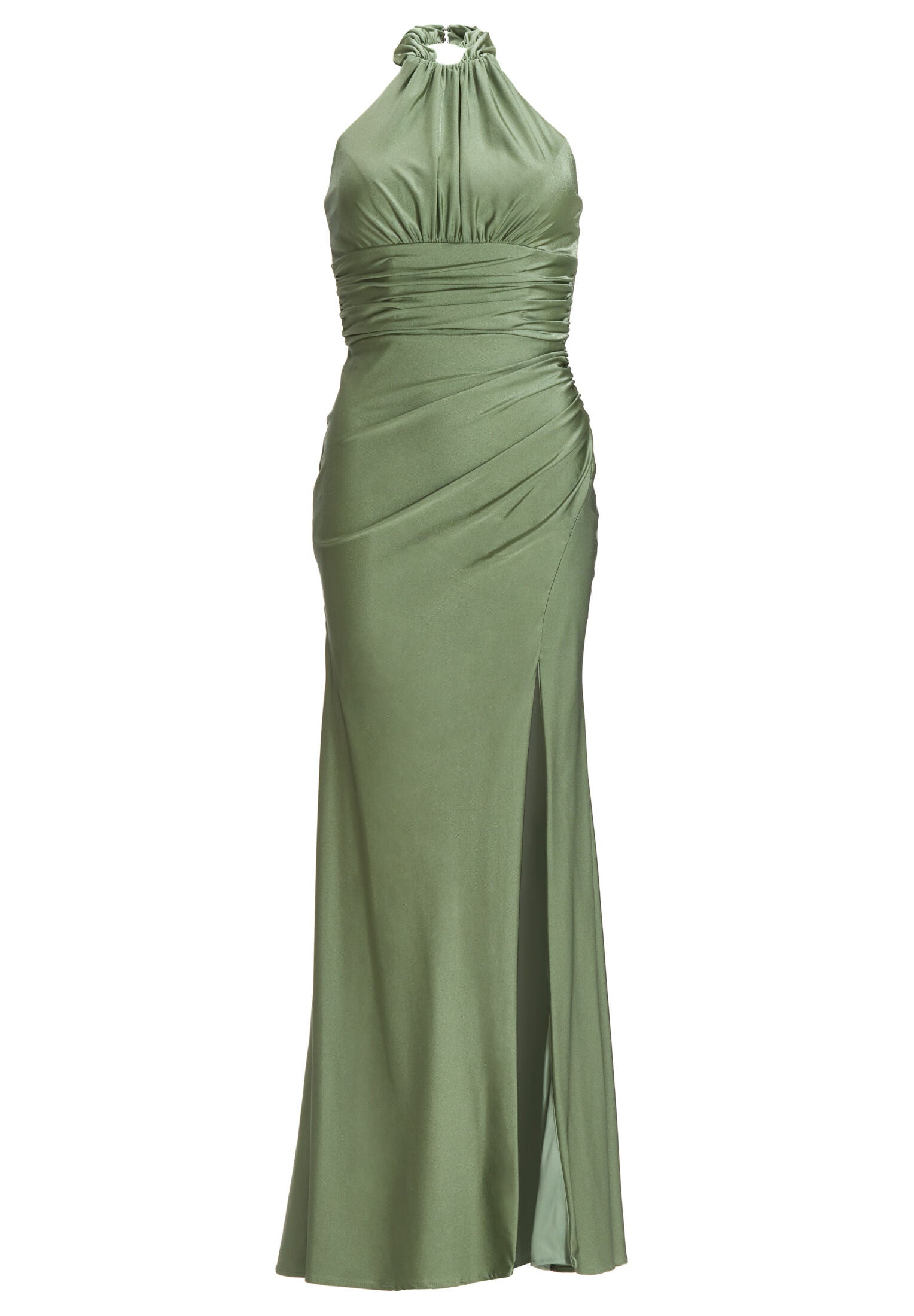 Figurbetontes Neckholder-Kleid aus Jersey