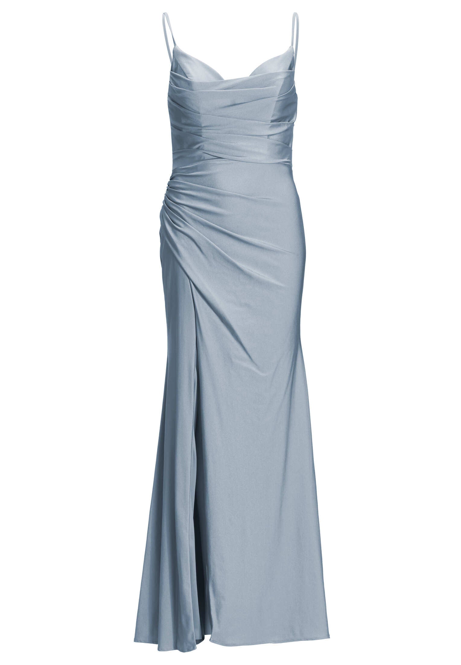 Figurbetontes Jerseykleid mit feinen Raffungen