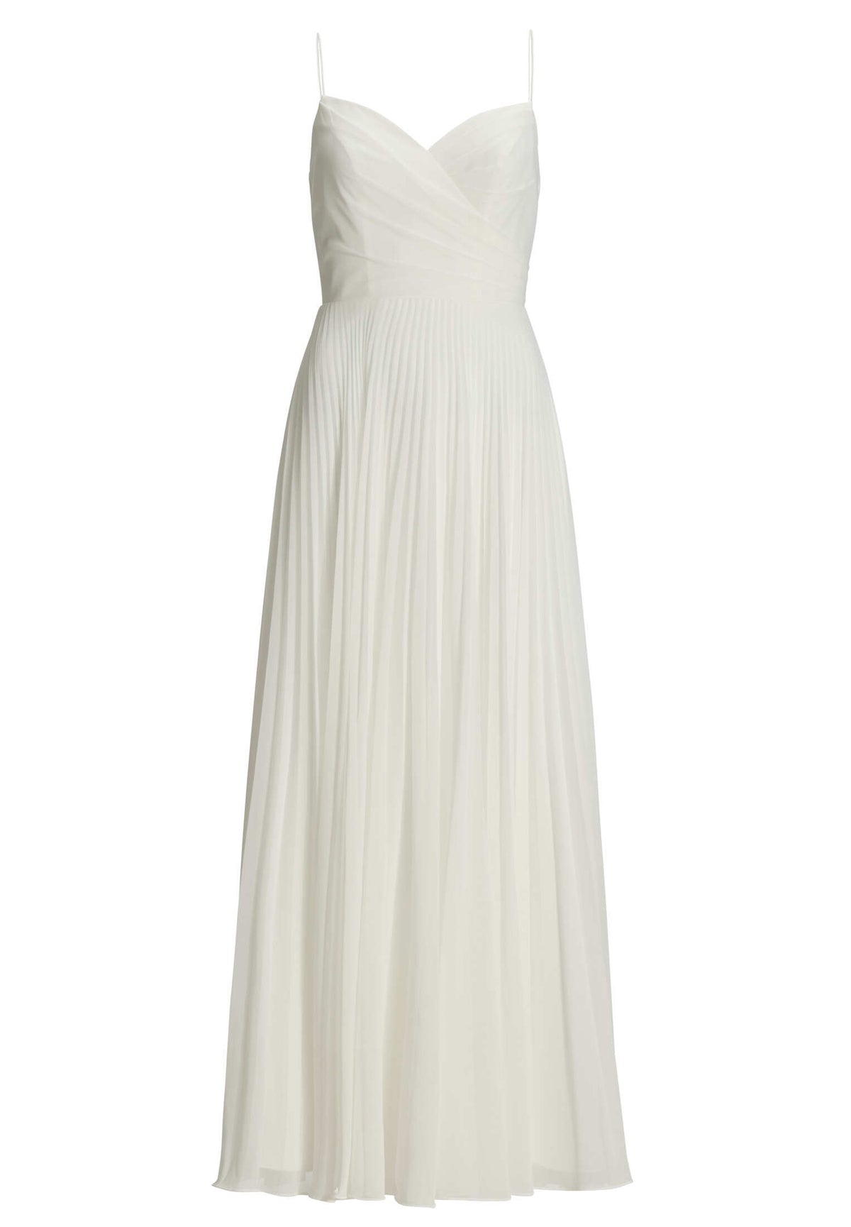 Chiffonkleid mit Plisseerock