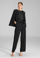 Cape Blazer aus Webware black