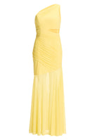 One-Shoulder-Kleid mit Cut-Out Detail