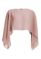 Schlupf-Stola aus Chiffon mit Ärmelschlitzen