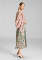 Schlupf-Stola aus Chiffon mit Ärmelschlitzen