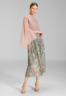 Schlupf-Stola aus Chiffon mit Ärmelschlitzen