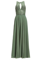 Abendkleid mit Stickerei und Cut-Out Detail
