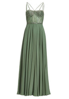 Corsagenkleid im See-Through-Look