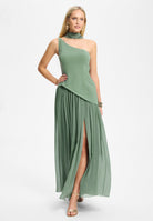 Schal aus Chiffon pistachio green One Size