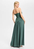 Corsagenkleid mit Beinschlitz