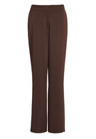 Hose aus Satin mit geradem Bein