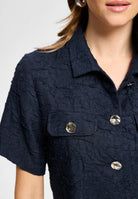 Shirt-Jacke aus Strukturstoff