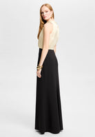 Abendkleid in Color-Blocking Optik
