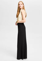 Abendkleid in Color-Blocking Optik