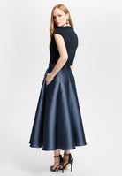 Faltenrock aus Twill