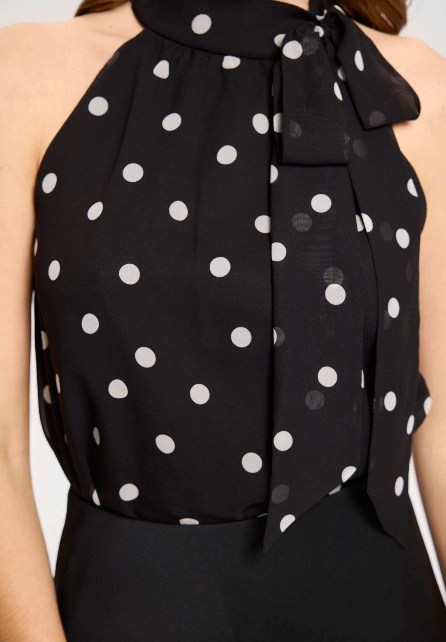 Schluppentop mit Polka Dots