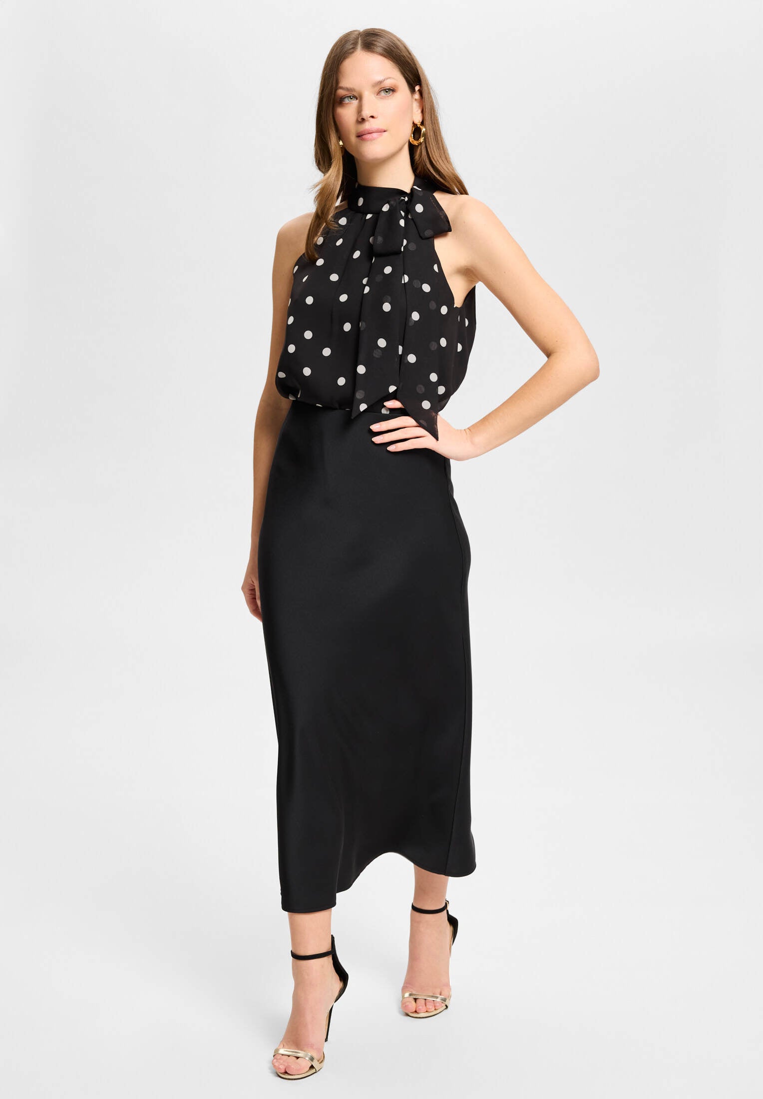 Schluppentop mit Polka Dots