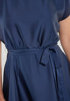 Midikleid aus feinem Satinchiffon