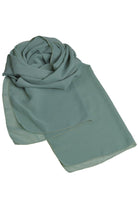 Zarte Chiffon-Stola im geraden Schnitt deep slate