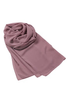 Zarte Chiffon-Stola im geraden Schnitt rose berry