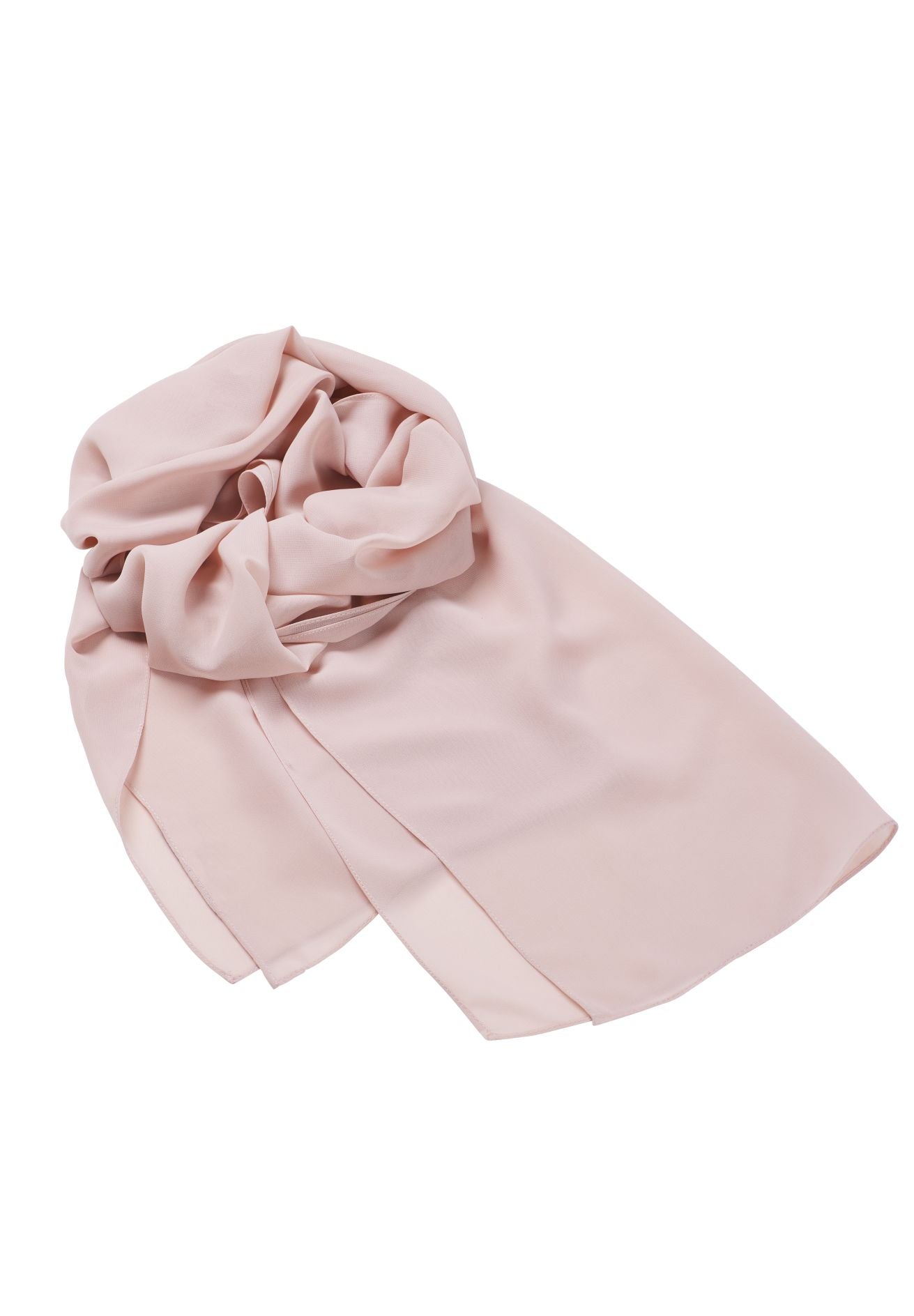 Zarte Chiffon-Stola im geraden Schnitt flamingo pink