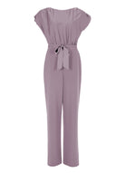 Jumpsuit mit Hose aus Crepe