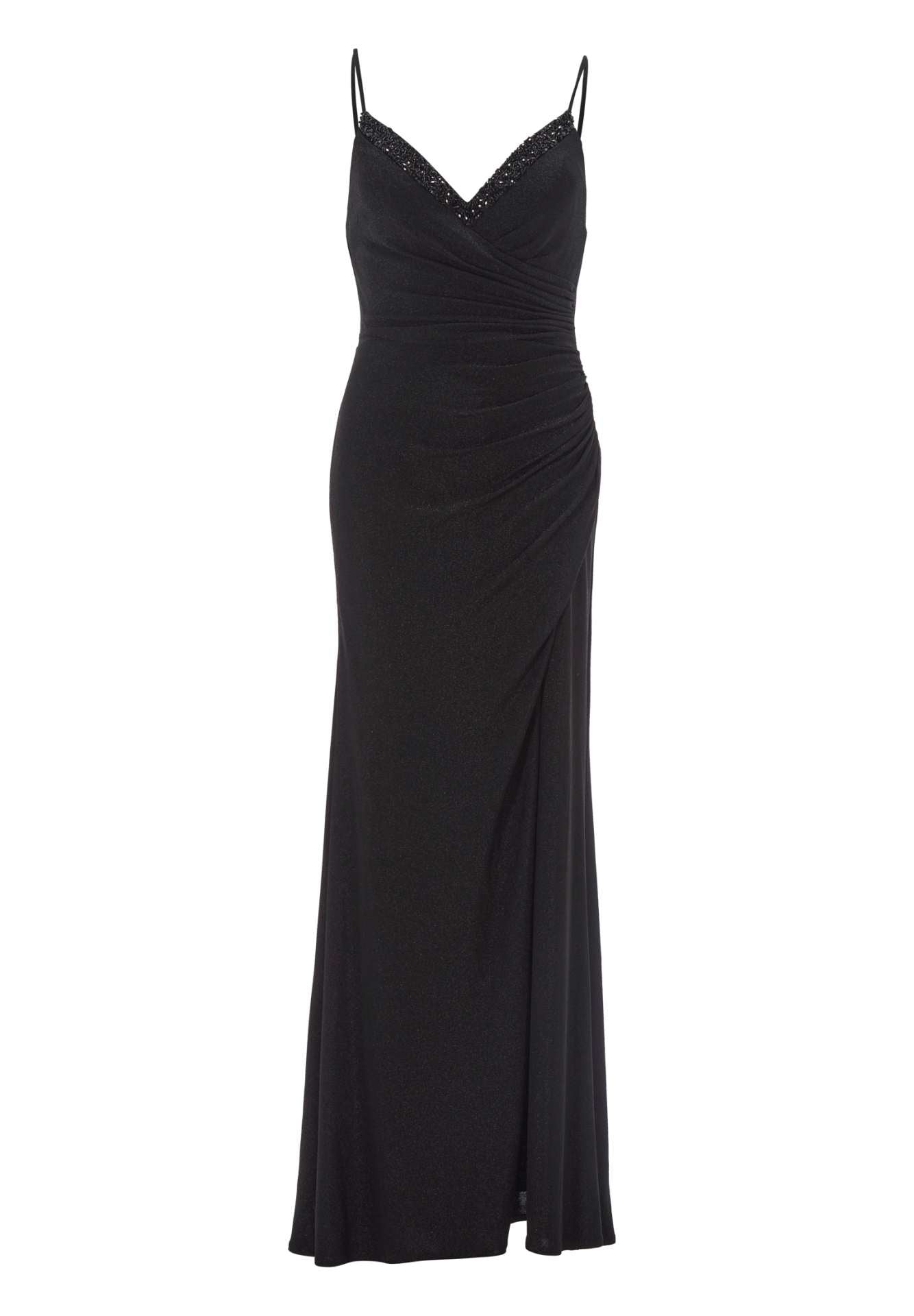 Figurbetontes Abendkleid mit Beinschlitz