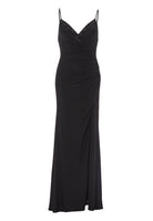Figurbetontes Abendkleid mit Beinschlitz
