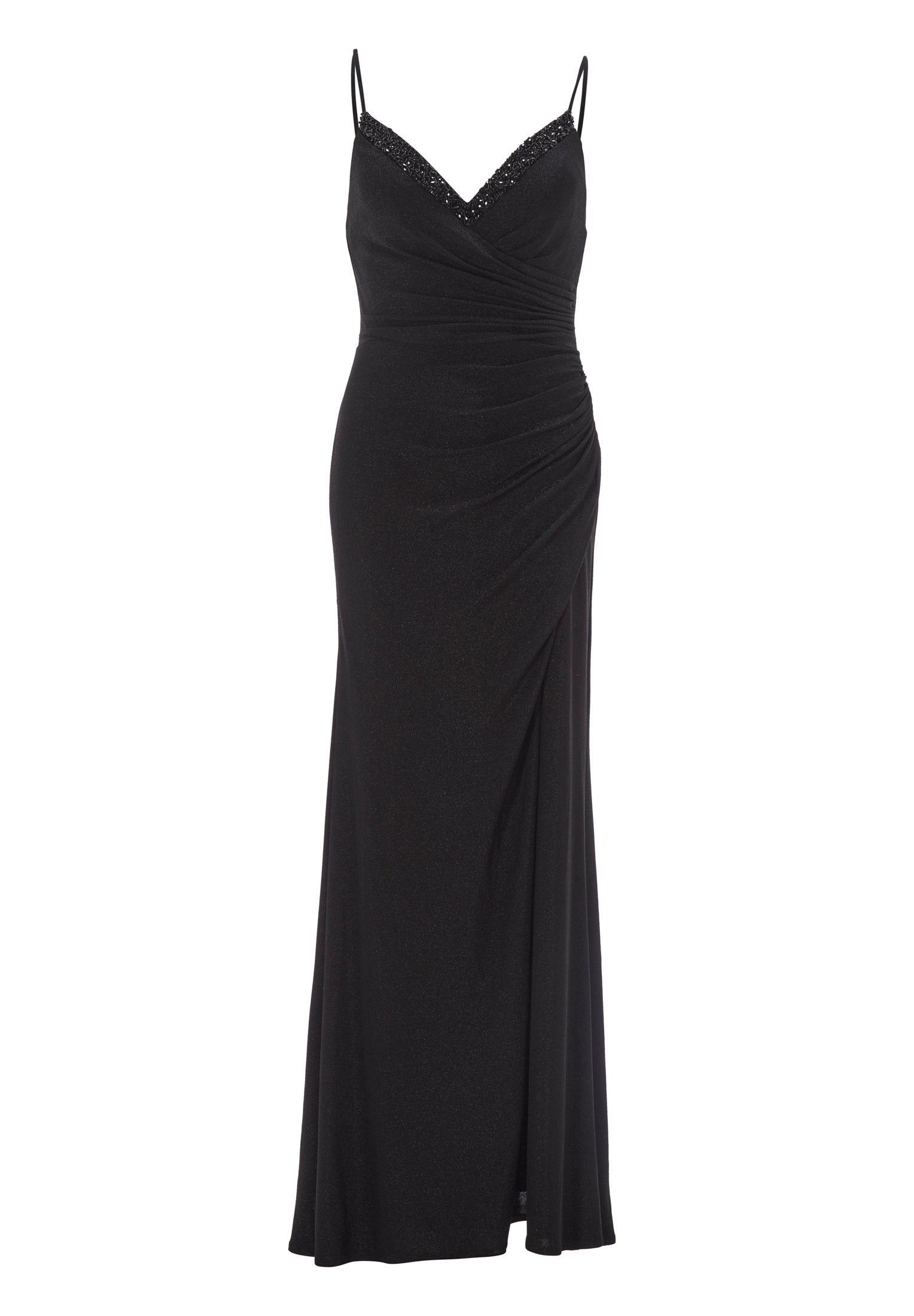Figurbetontes Abendkleid mit Beinschlitz
