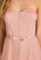 Corsagenkleid mit Tüllrock