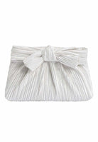 Abendtasche mit Schleifenapplikation ivory