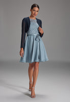 Bolero aus Chiffon navy