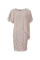 Cocktailkleid mit Überwurf