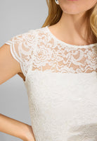 Cocktailkleid mit Spitzenoberteil und Chiffon Rock