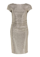 Cocktailkleid aus foliertem Jersey