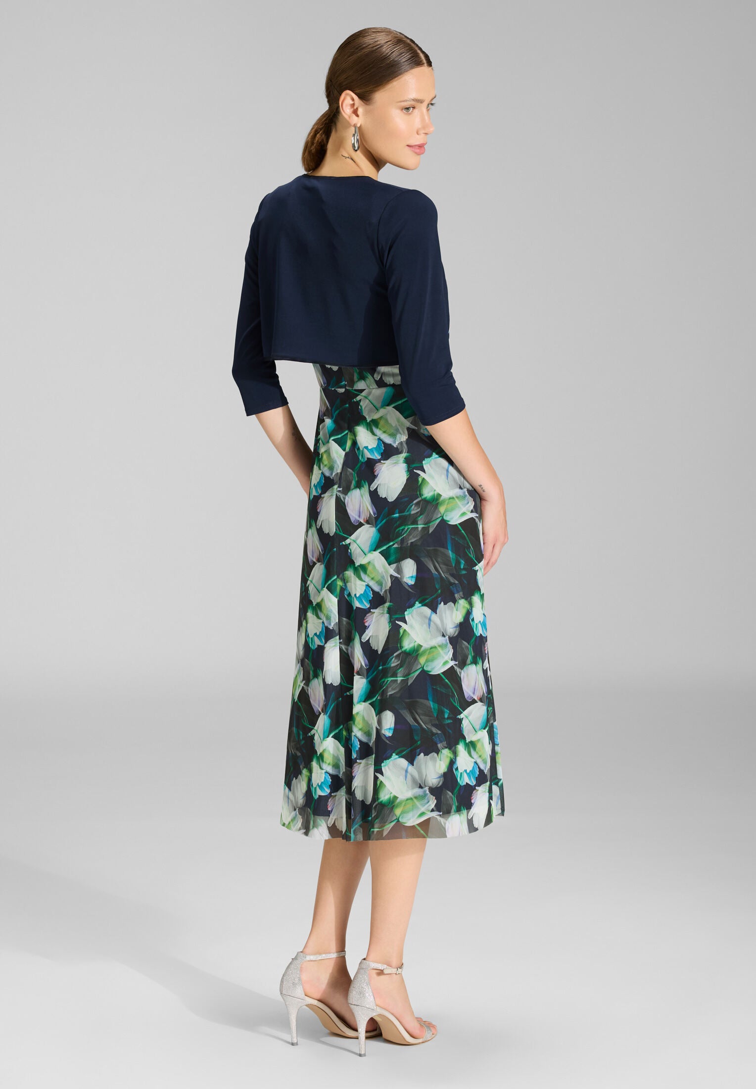 Bolero aus Jersey mit Dreiviertelärmeln