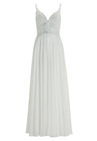 Abendkleid aus Materialmix