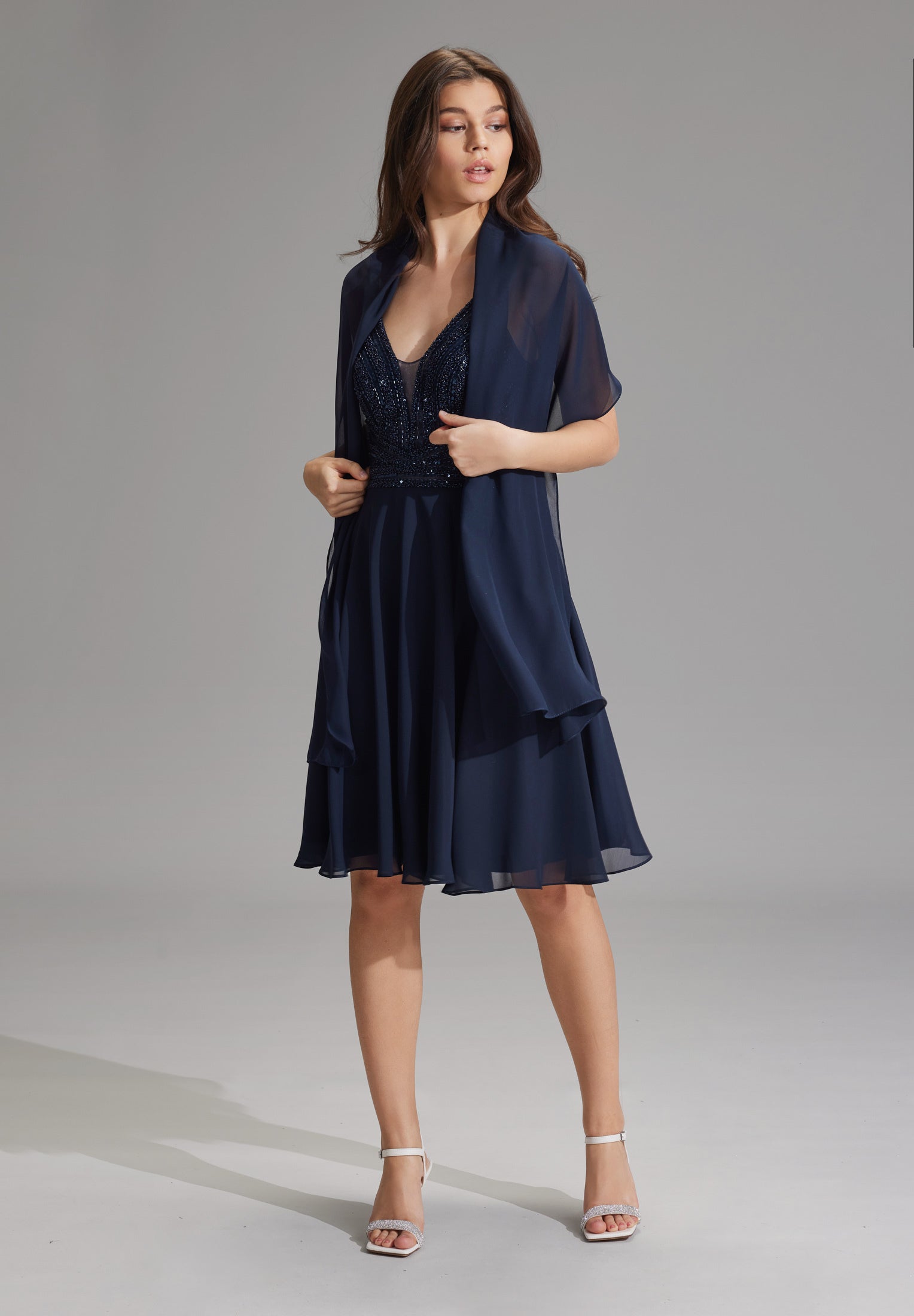 Stola aus Chiffon