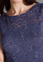 Cocktailkleid mit Spitzenoberteil und Chiffon Rock