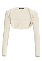 Kurzer Bolero mit Glitzergarn