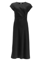 Slip Dress aus Satin mit Twist Detail