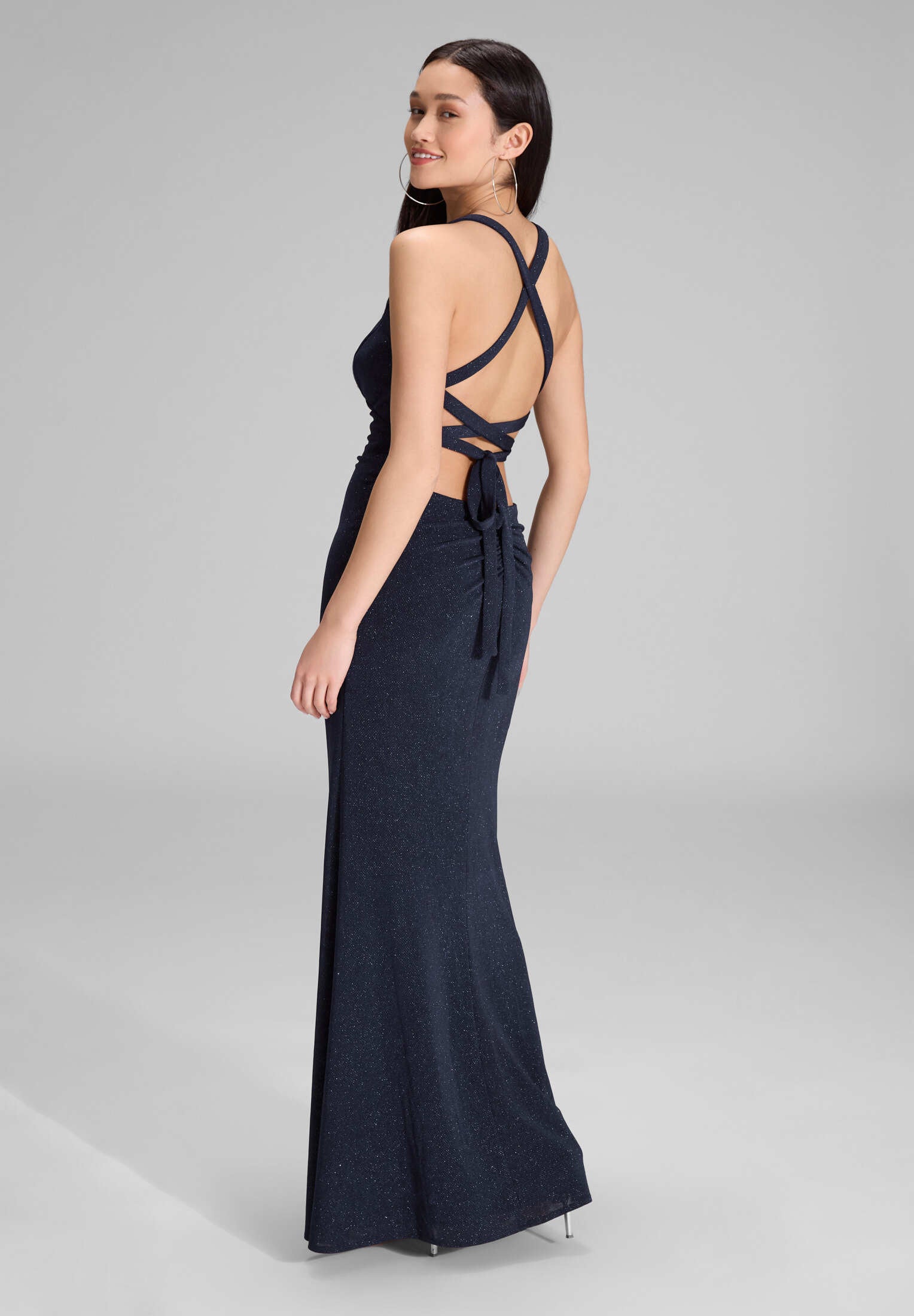 Bodycon-Kleid mit Schimmereffekt