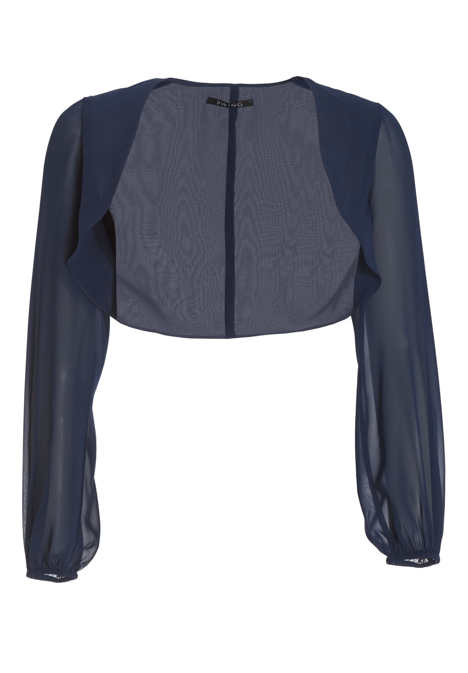 Chiffon Bolero mit blusigem Ärmel