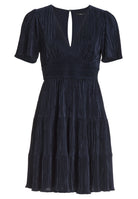 Cocktailkleid mit Stufenrock aus Plissee Jersey